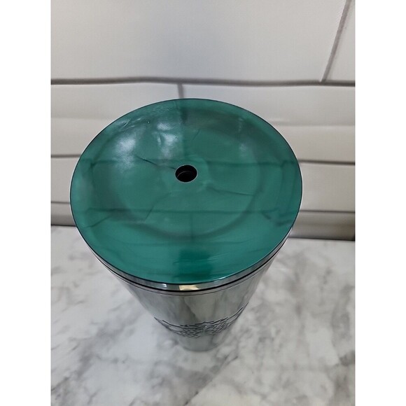 Starbucks 24oz Studded &  Metallic Cups Tumblers (2) GREEN *READ - Picture 3 of 8